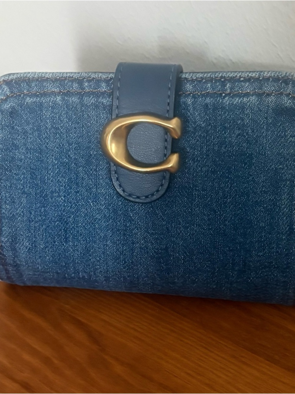 COACH DENIM TABBY WALLET -Women
